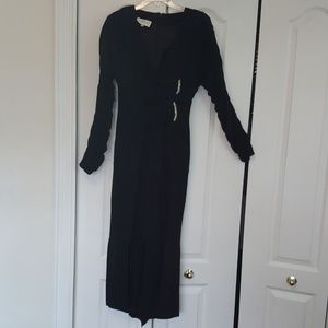 Vintage Caron Cherry Black Dress